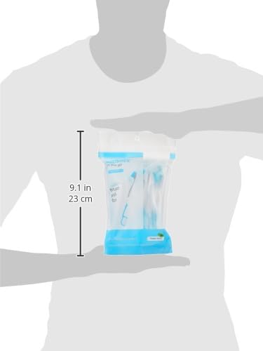 The Evolution of Oral Care | 4-in-1 Tool (Paste + Brush + Floss + Pick) | Individually Wrapped | Disposable | Prepasted Travel Toothbrushes | Small Adult Toothbrush - (48-Pack)