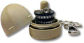 RING THING - Ring Holder Keychain, Jewelry Organizer and Storage, Portable Waterproof Ring Holder, Pill Box Keychain Container, Gym Accessory, and Travel Ring Case (Khaki)