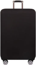 MosaiRudo Thicker Luggage Cover Elastic Suitcase Cover Protector Fits 18-32 Inch Suitcase Travel Accessories (Black, S)