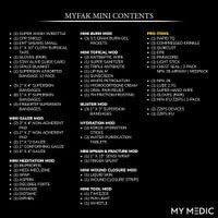 My Medic MyFak Mini First Aid Kit - Small and Lightweight for Camping Hiking and Backpacking - IFAK with 70 Items - HSA/FSA Great for Travel - Coyote