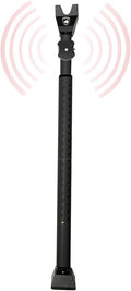 Adjustable Sliding Door Security Bar, Door Jammer 2-in-1 Adjustable Door Knob and Sliding Patio Door Stoppers Security with Alarm, 40 Different Adjustments by Guard Dog Security