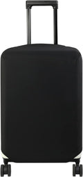 HYPER VENTURE Washable Luggage Cover - Fashion Suitcase Protector Fits 18-22 Inch Luggage (Black, S)