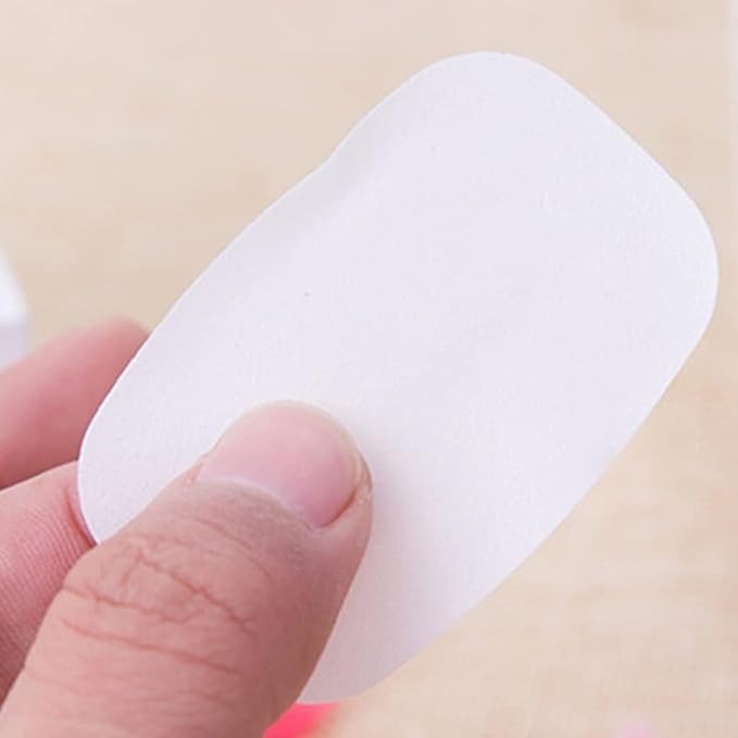 5 Boxes 500 Sheets Disposable Soap Paper Hand Cleaner Fragrance Mini Color Soap Paper for School Indoor, Outdoor, Travel, Camping Hiking Soap Shampoo Biodegradable Hand Washing Sheets for