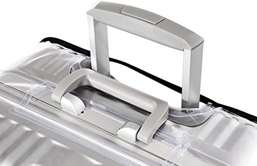 JenKin Luggage Protector Suitcase Cover PVC Waterproof Travel Suitcase Fits Most 20" to 30"（26" (16.9" L x 11.8" W x 26.8" H)）