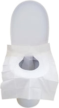 Toilet Seat Cover Paper Flushable (40 Pcs) ，Thickening, Enlarging- Flushable - 22x16.54" (Half-Fold)