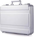 Aluminum Briefcase Metal Toolkit Box TSA Combination Lock Luxury Case with Foam for Wine/Jewellery/Watch/Equipment/Camera