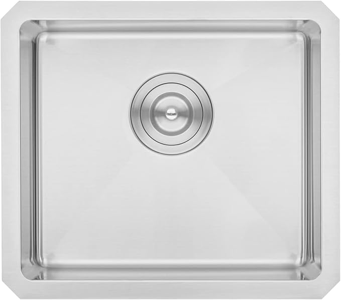 17 in. x 15 in. x 9 in. 16-Gauge Stainless Steel Undermount Single Bowl Bar Prep Kitchen Sink with Bottom Grid Set, Silicon Dishrack, Pot Mat and Strainer