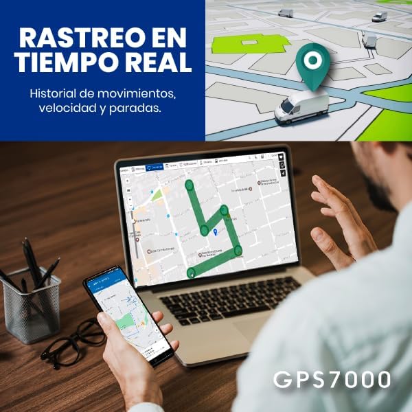 GPS7000-4G Hidden GPS Tracker for Vehicles | 30 Days of Service Included | Easy Self-Installation | After The 30 Days Included in The Service, You can Choose to Subscribe | No Hidden Fees