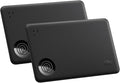 Tile by Life360 Slim - Wallet Finder, Bluetooth Tracker and Item Locator for Luggage Tags, Passports and More. Both iOS and Android Compatible. Phone Finder. 2-Pack (Black)