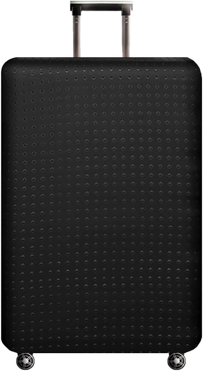Luggage Cover, THome Protective Washable Suitcase Cover - Travel Elastic Spandex Suitcase Protector Fits 30 to 32 Inch Black