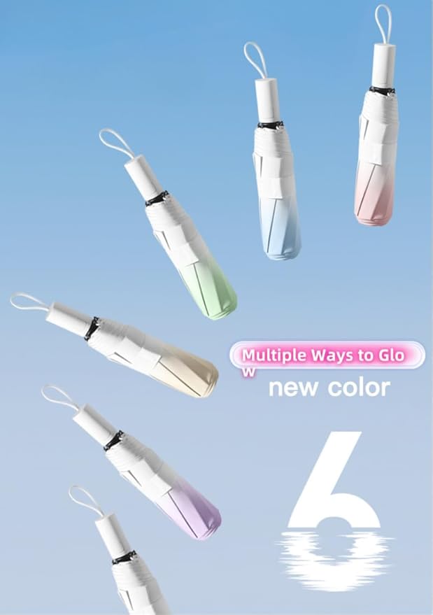 Compact Travel Umbrella - Auto Open Close Small Umbrella, Lightweight Design for Sun & Rain Protection