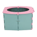 Portable Lightweight Foldable Toddler Potty Baby Toilet Camping Travel (Green Pink)