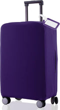 Travel Luggage Cover Suitcase Protector Scratch-Resistant Fit 19-31 Inch Suitcase, Not Included Suitcase (Purple, 2XL(30-31 inch))