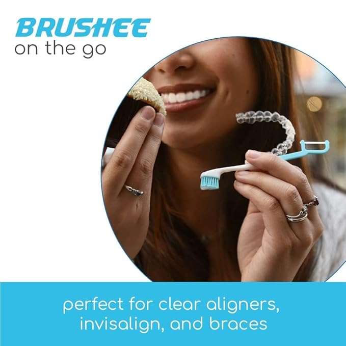 The Evolution of Oral Care | 4-in-1 Tool (Paste + Brush + Floss + Pick) | Individually Wrapped | Disposable | Prepasted Travel Toothbrushes | Small Adult Toothbrush - (24-Pack)