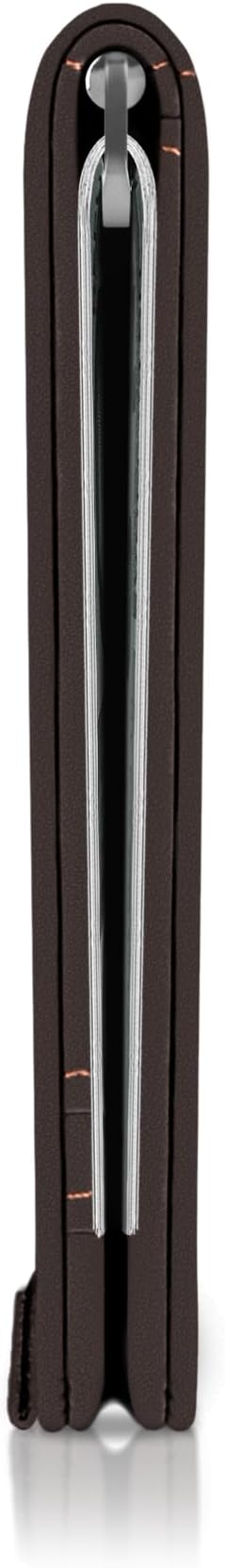Kings Loot Custom Wallet for Men | Engraved Leather Slim Wallet with Money Clip | Personalized RFID Blocking Design | Minimalist & Stylish Wallets (Truffle)