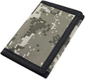 NEICY RFID Blocking Canvas Wallet for Men and Women - Camo Trifold Outdoor Sports Wallets with Magic Sticker for Teen Kids (Mosaic)