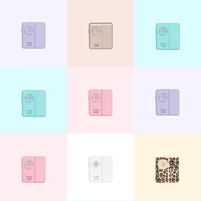 She's Birdie - The Original Personal Safety Door Alarm for Travel, at Home, or Window Security - Portable, Loud Siren, Flashing Light Alert + Built in Flashlight, Rechargeable, Rental Safe (Coconut)
