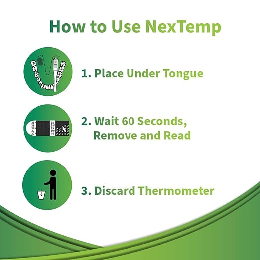 Ultra Single-Use Thermometers: Individually Wrapped 100-pack, Provides Superior Accuracy and Maximum Infection Control. Perfect for Businesses, Schools, First-Aid, Home, and Travel! (Celsius)
