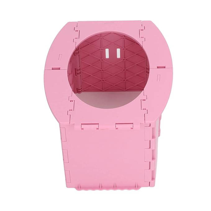 Portable Lightweight Foldable Toddler Potty Baby Toilet Camping Travel (Pink)