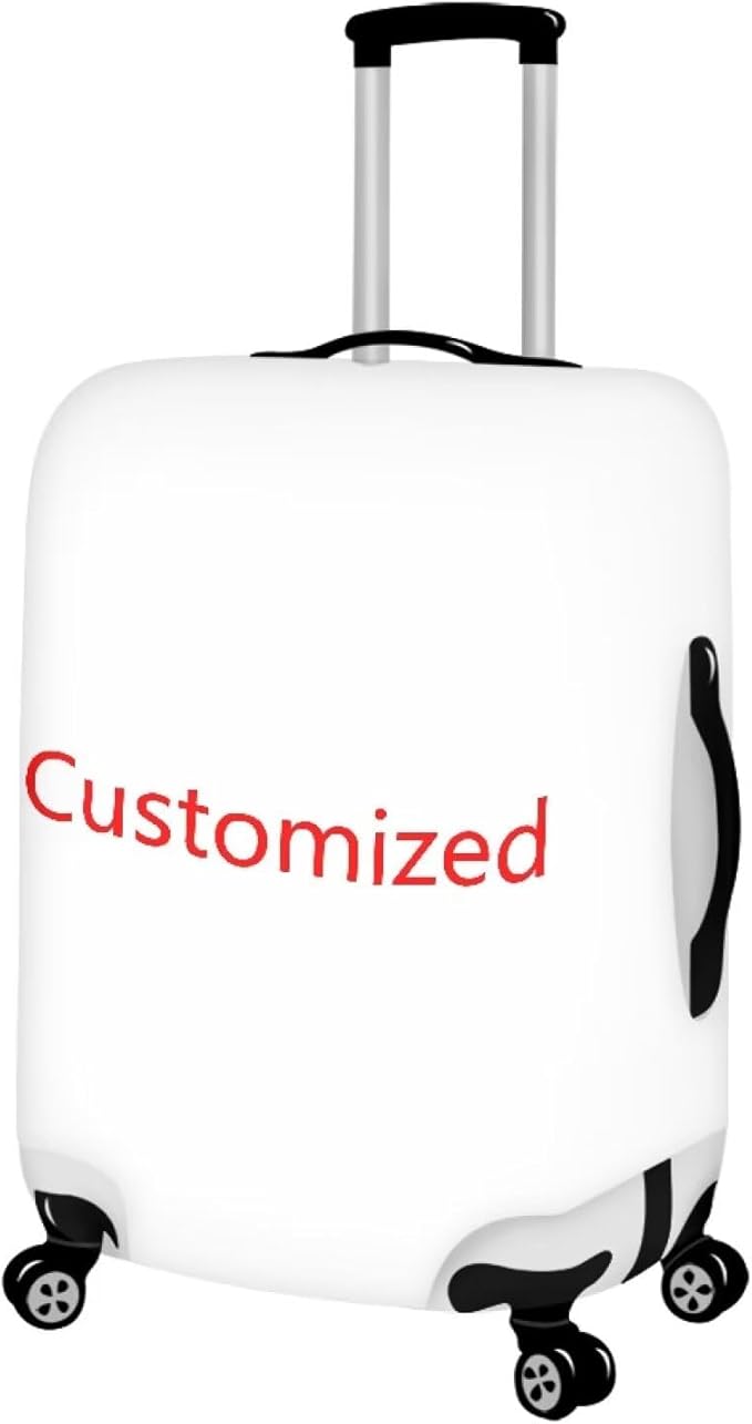 Customized Travel Luggage Covers Anti Scratch Thick Personalized Suitcase Case Fits 26-29 Inch
