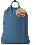 LFH Home Cotton Canvas Large Laundry Bag with Handle, Heavy Duty Drawstring Closure Washable Laundry Bags, School Travel, Home, Hotel, College Dorm, Organizer Sack, Toys Clothes 24x36-Sky Blue