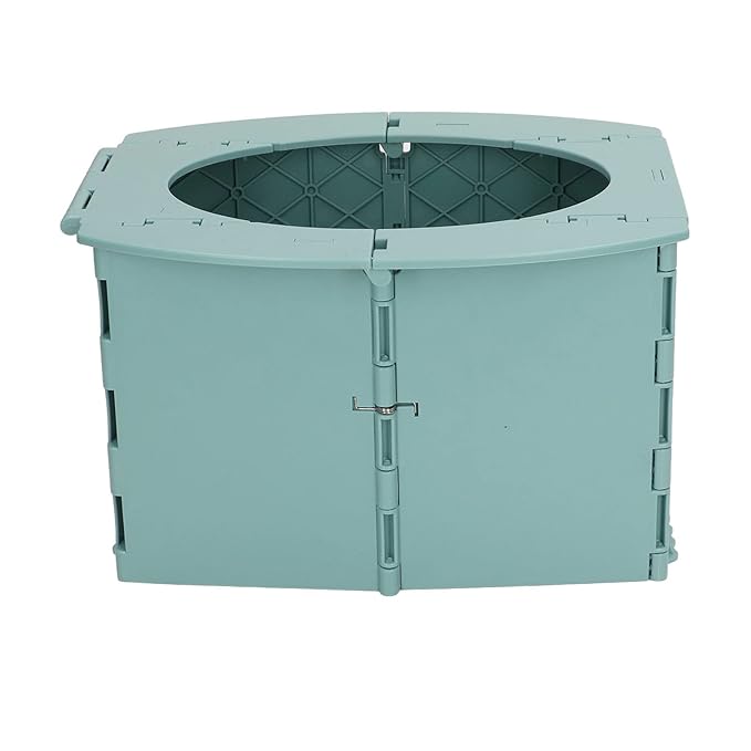Portable Lightweight Foldable Toddler Potty Baby Toilet Camping Travel (Green)