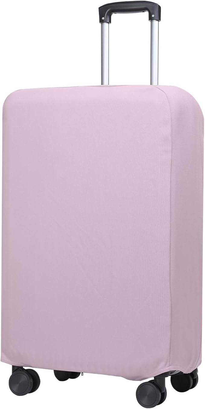 PATIKIL Luggage Cover, Suitcases Covers Elastic Carry on Cover Protector Washable Scratch-Resistant Fits 26-27 Inch Luggage for Travel Business Trips, Lavender Purple