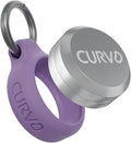 CURVD Premium Carrying Case – Durable Travel Keychain Container, Medicine Pill Organizer & Travel Pill Box, Small Waterproof Holder for Pills, Earplugs, Jewelry, Compatible with Loop, Vibes & Eargasm