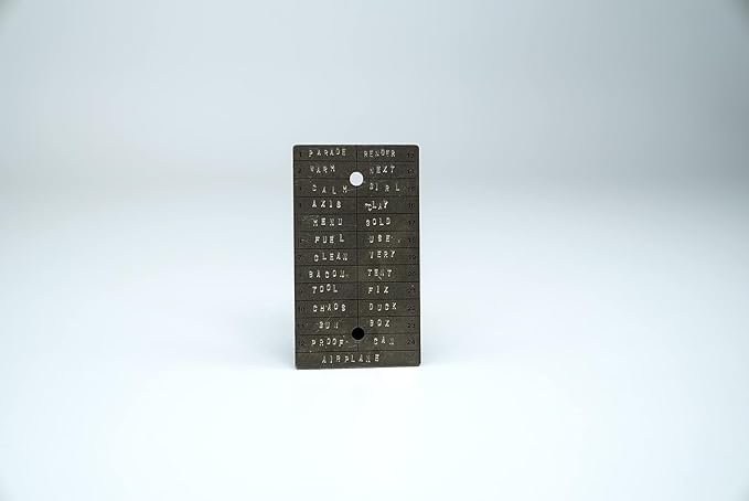 ColdTi - Titanium Bitcoin Seed Plates for Ultra-Secure Ethereum and Crypto Seed Phrase Storage (2 Plates, Numerical Punch Set & Seals) - Premium Seed Phrase Metal - Numerical Punch Set Included