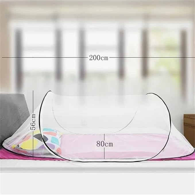 SuperDen Pop Up Mosquito Net, Foldable Mosquito Net Tent for Bed Camping Travel Patio,Portable Mosquito Tent Pop Up Outdoor (1 PCS)