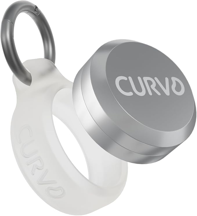 CURVD Premium Carrying Case – Durable Travel Keychain Container, Medicine Pill Organizer & Travel Pill Box, Small Waterproof Holder for Pills, Earplugs, Jewelry, Compatible with Loop, Vibes & Eargasm