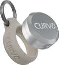 CURVD Premium Carrying Case – Durable Travel Keychain Container, Medicine Pill Organizer & Travel Pill Box, Small Waterproof Holder for Pills, Earplugs, Jewelry, Compatible with Loop, Vibes & Eargasm