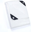 GUARD SHIELD Tarp White 8x10 Feet Multi Purpose Waterproof Poly Tarp Cover 5mil