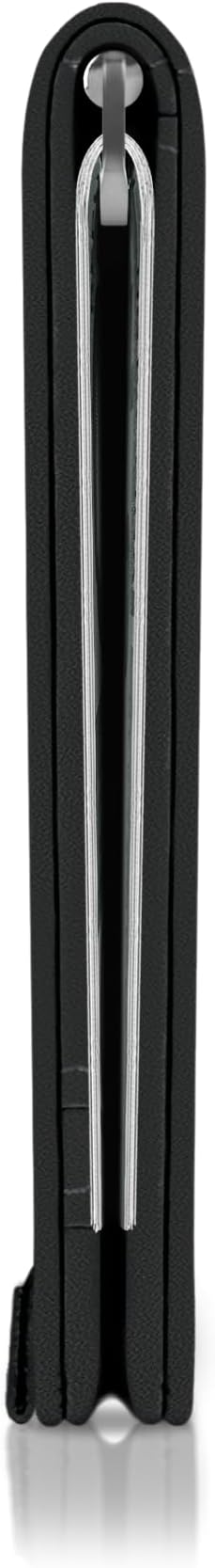 Kings Loot Custom Wallet for Men | Engraved Leather Slim Wallet with Money Clip | Personalized RFID Blocking Design | Minimalist & Stylish Wallets (Black)