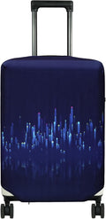 HYPER VENTURE Washable Luggage Cover - Fashion Suitcase Protector Fits 27-30 Inch Luggage (Nightscape, L)
