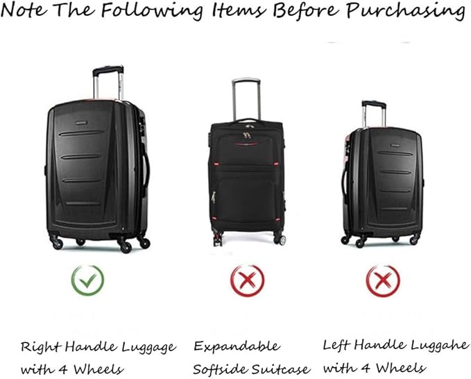 28-inch Luggage Cover Protector Clear PVC Waterproof Suitcase Covers, Travel Luggage sleeves protective Tsa Approved