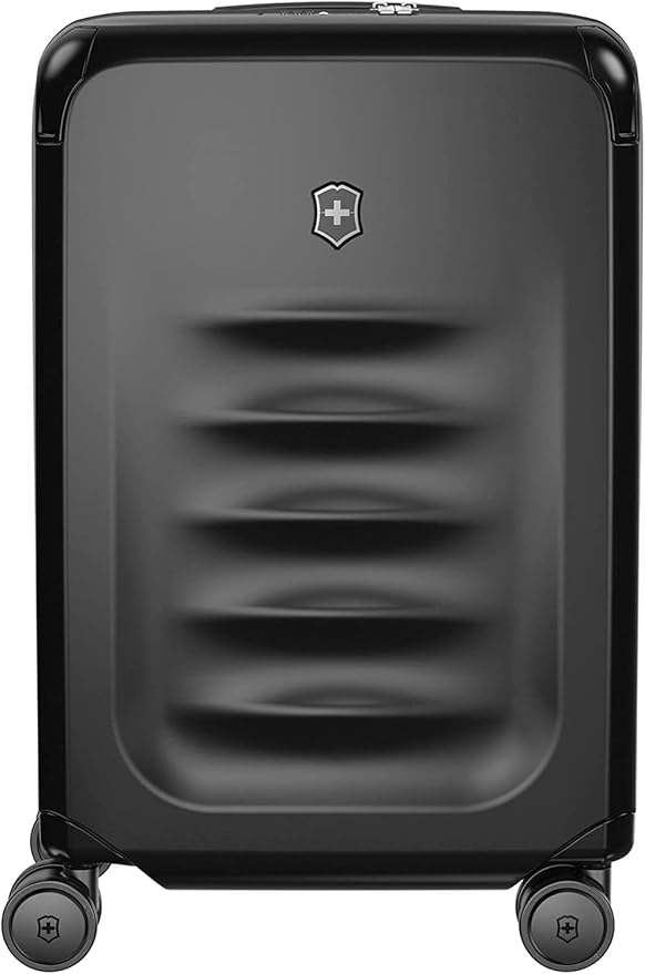 Victorinox Spectra 3.0 Frequent Flyer Plus Carry-On - Modern Hardside Carry-On Luggage - Rolling Suitcase with Spinner Wheels - Holds Travel Accessories - 45 Liters, Black