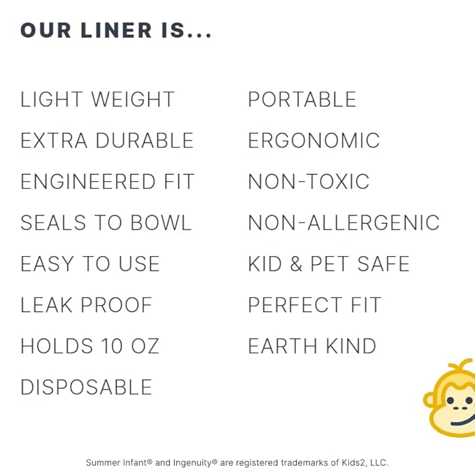 Potty Liners Compatible with Summer Infant My Potty Pro - 30 Count - Strong, Leak-Proof, Baby-Safe, Perfect Fit - Clever Baboon