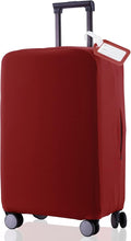 Travel Luggage Cover Suitcase Protector Scratch-Resistant Fit 19-31 Inch Suitcase, Not Included Suitcase (Claret, XL(28-29 inch))