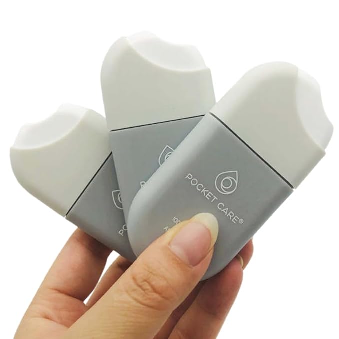 POCKET CARE | 3 Pack Verbena Scented Hand sanitizer Spray 15 ml - Spray for Hands | Organic Moisturizing Spray | Travel Size - Travel Accessories | 100% natural (Lemon Verbena)