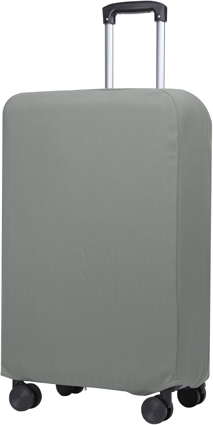PATIKIL Luggage Cover, Suitcases Covers Elastic Carry on Cover Protector Washable Scratch-Resistant Fits 22-23 Inch Luggage for Travel Business Trips, Gray