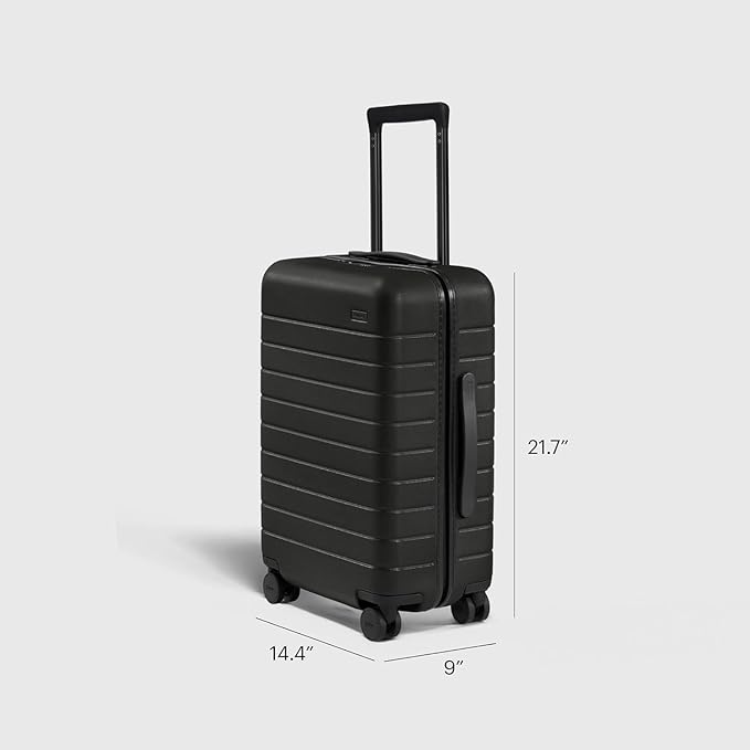 Away Carry-On Luggage, Lightweight Hardside Suitcase with Spinner Wheels, 22 Inch Airline Approved, TSA Lock, Sorbet Orange