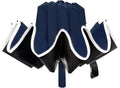 Large Double-Ribs Umbrella Automatic Folding Umbrella for Women Men, Travel, UPF 50+ UV Protection