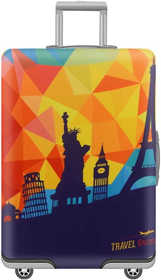 MosaiRudo Travel Luggage Covers For Suitcase Tsa Approved,Suitcase Cover Protector Fit 18-32 Inch Luggage Travel Accessories (T2452, XL)