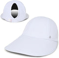 Ponyflo Sunblocker Wide Brim Hat - Oprah Awards Best Sun Hat - UV 50 Protection - Ponytail Sunhat for Women
