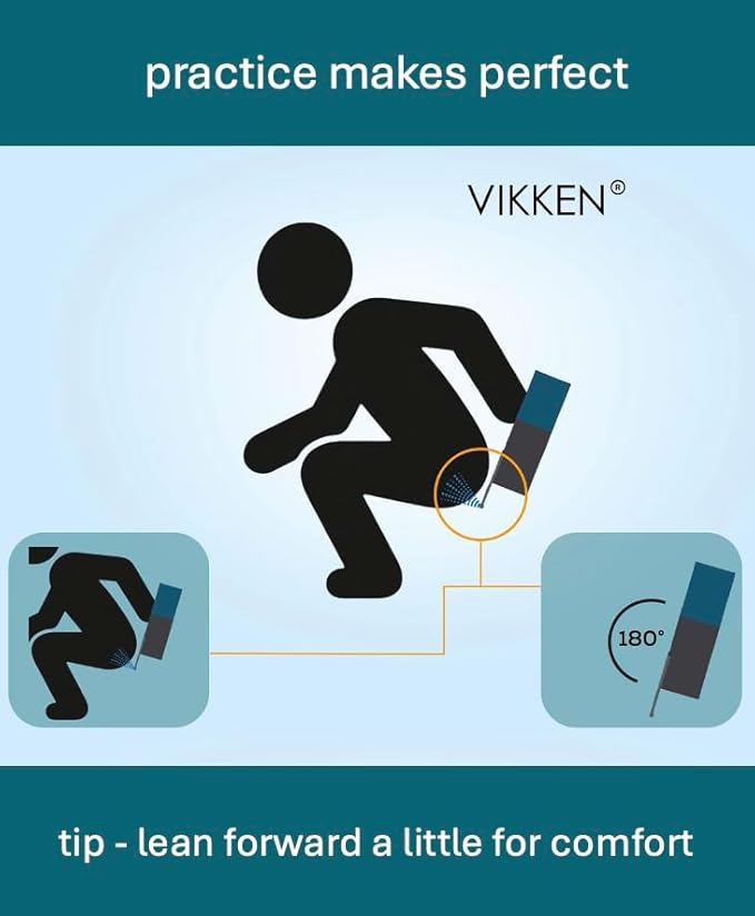 VIKKEN® 200ml Go+ Portable Travel Bidet USB-Type C Electric Rechargeable Mobile Handheld Ultra Strong Water Spray Personal Hygiene Self Care for Women & Men