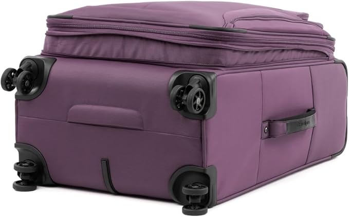 Travelpro Tourlite Softside 2-Piece Set, Expandable Luggage with 4 Spinner Wheels, Lightweight Suitcase, 21" Carry-On, 25" Checked Medium, Deep Purple