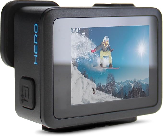 GoPro Hero (Go Pro Hero) Black Compact - Waterproof Action Camera with 4K Ultra HD Video, 12MP Photos, Stabilization + 50-in-1 Accessory Kit + 64GB Card + More