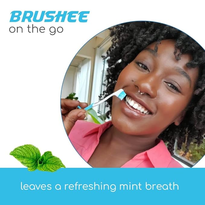 The Evolution of Oral Care | 4-in-1 Tool (Paste + Brush + Floss + Pick) | Individually Wrapped | Disposable | Prepasted Travel Toothbrushes | Small Adult Toothbrush - (48-Pack)