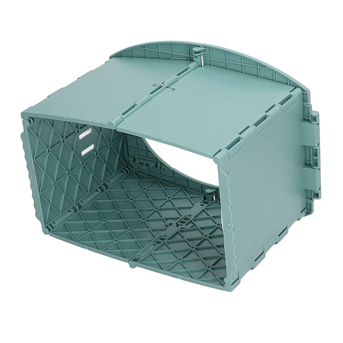 Portable Lightweight Foldable Toddler Potty Baby Toilet Camping Travel (Green)